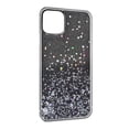 thumbnail image 2 of Funda de teléfono con lentejuelas brillantes y purpurina de lujo para teléfono. IPhone11 negro, 2 of 9