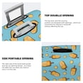 thumbnail image 4 of Goofa Lemon Ice Cream Pattern Luggage Covers For Suitcase,Suitcase Cover Protector Fit 18-32 Inch Luggage-X-Large, 4 of 9