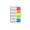C, variant on PET Pastel Sticky Notes and Page Markers, Macaron Waterproof Translucent Index Tabs for Notebooks and Textbooks, Aesthetic Stationery Supplies, C