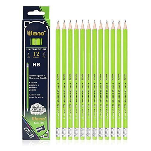 96 x HB PENCILS Wooden with Eraser Drawing Sketching School College Office 