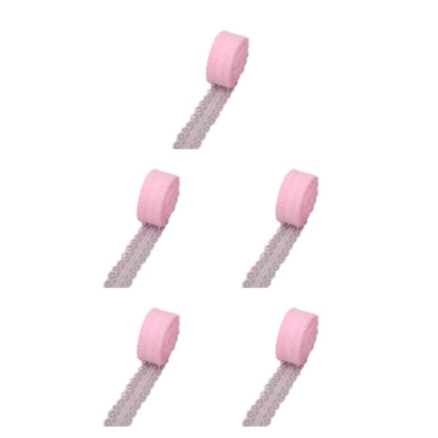 Injueey Cinta de tela fácil de atar para manualidades - Patrón multifuncional y hermoso Cinta de regalo para manualidades E3-4 rosa Type2 NO2