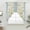 Blue, variant on Easter Swag Curtains for Kitchen/Bedroom/Living Room, Gnomes Colorful Eggs Butterfly Flowers Blue Check Scalloped Curtains 63 Inch Long, Window Swag Topper Curtains Valances 2 Panels Set 36"x63"