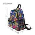thumbnail image 3 of ALAZA Psychedelic Mushroom and Eye School Backpack Small Bookbag Mini Bags, 3 of 6
