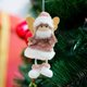 thumbnail image 4 of Muñeca de lana Adornos navideños Regalo de cumpleaños para el día del niño Colgante para árbol de Navidad Fiudx, 4 of 5