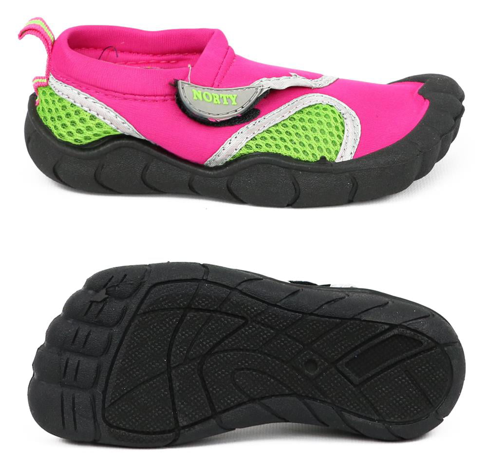 Details about   Lifeguard Brand Youth Kids Swim Pink & Black #J 3 Water Shoes Size 2 Large 