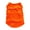 Orange, variant on Pet Dog T Shirt Sleeveless Breathable Lightweight Comfort Wear Soft Fabric Summer Apparel for Small Medium Large Breeds