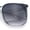 Slate - Smoke, variant on Womens XXL Oversized Inset Lens Large Coverage Horn Rim Plastic Sunglasses All Black
