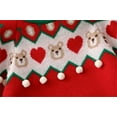 thumbnail image 3 of Generic Christmas Outfits for Girls Toddler Kids Baby Girl Boy Cute Long Sleeve Christma Bear Knitted Crewneck Sweater Pullover Tops Warm Outfits for Fall Winter Casual Soft (5-6 Years,White), 3 of 3