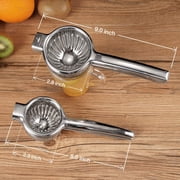 Lemon Squeezer Stainless Steel Hand Press Juicer Manual Citrus for Juicing Lemon & Limes