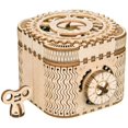 thumbnail image 1 of 3D Wooden Treasure Box Puzzle Unique Model Kits to Build Mechanical Engineering Kits Great Birthday, 1 of 5