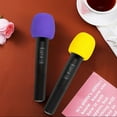 thumbnail image 4 of Colorful Sponge Soft Professional Studio Cover Cap Protective Microphone ORANGE, 4 of 8