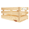 Good Wood by Leisure Arts Wooden Crate, wood crate unfinished, wood crates for display, wood crates for storage, wooden crates unfinished, 15" x 10" x 7.125"