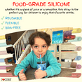 thumbnail image 7 of The Silicone Straw, 6 High Quality Food-Grade Silicone Straws, BPA Free, Thick & Reusable Soft Straws, Hard to Chip Straws, 7 of 7