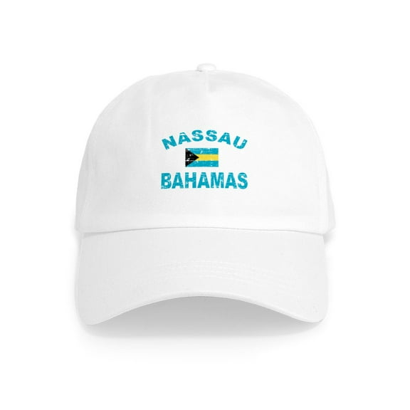 CafePress - Nassau Bahamas Designs Cap - Adjustable 100% Brushed Unisex Casual Cotton Baseball Cap, Beige, 1