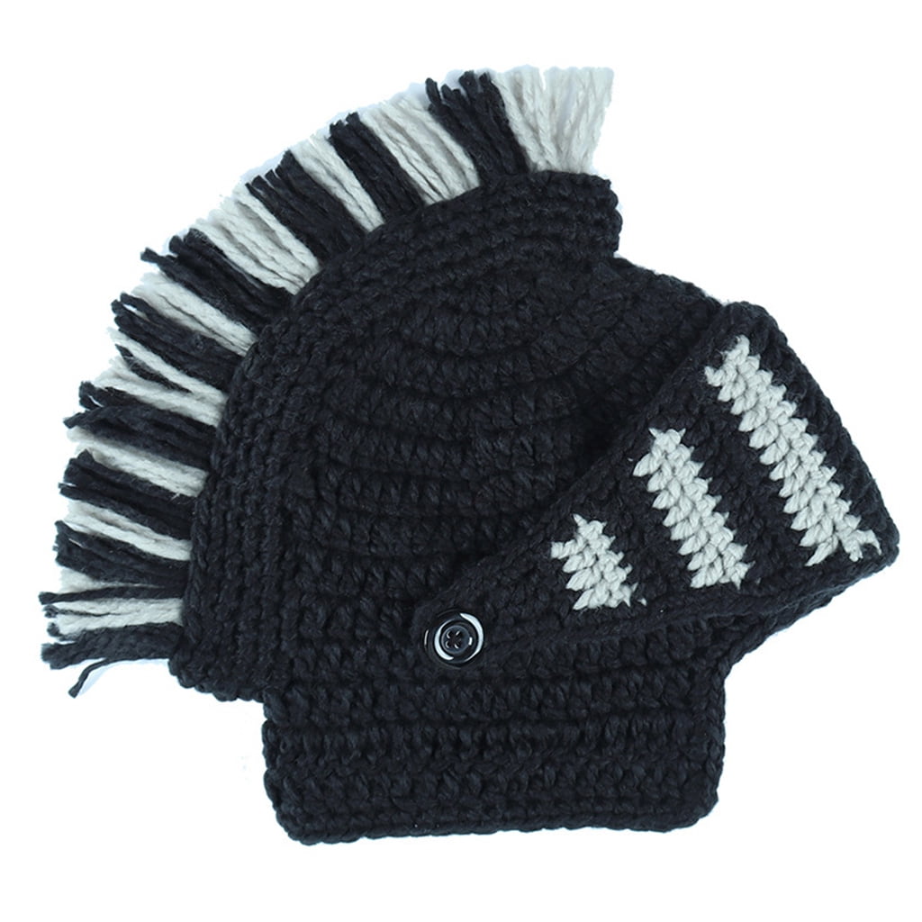 HGYCPP Funny Knit Roman Knight Helmet 