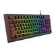 thumbnail image 2 of Teclado para juegos Perfke con cable 87 teclas retroiluminación RGB, 2 of 9