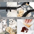 thumbnail image 4 of Animal Insulated Double Layered Lunch Bag with Two Compartments, Large Capacity 7.1x11.4x16.1 Inches, Handheld Meal Bag for Men and Women, 4 of 6