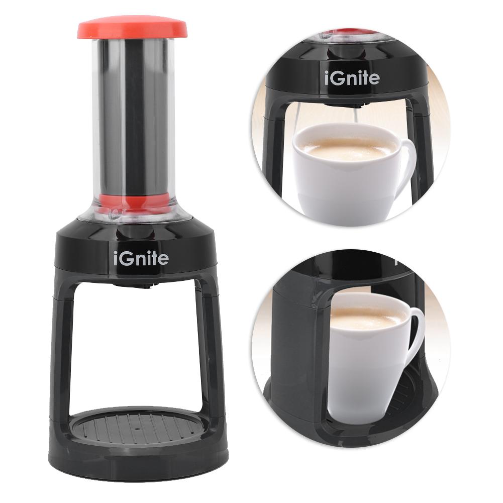 HERCHR Coffee Machine, 1Pc Manual Press Coffee Brewer Capsule Espresso
