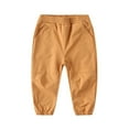 thumbnail image 2 of Piuwrlz Boys Jogger Pants for Kids Sweatpants Long Pant Khaki Size 3 Years, 2 of 3