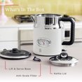 Russell Hobbs Retro Style 1.7L Electric Kettle, White, KE5550WTR