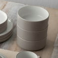 thumbnail image 5 of Noritake ColorTex Stone Taupe Set of 4 Stax Cereal Bowls, 5 of 7