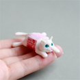 thumbnail image 3 of 10pcs Cat Figurine Personalized No Odor Plastic Car Center Console Cat Statue For Desktop, 3 of 5