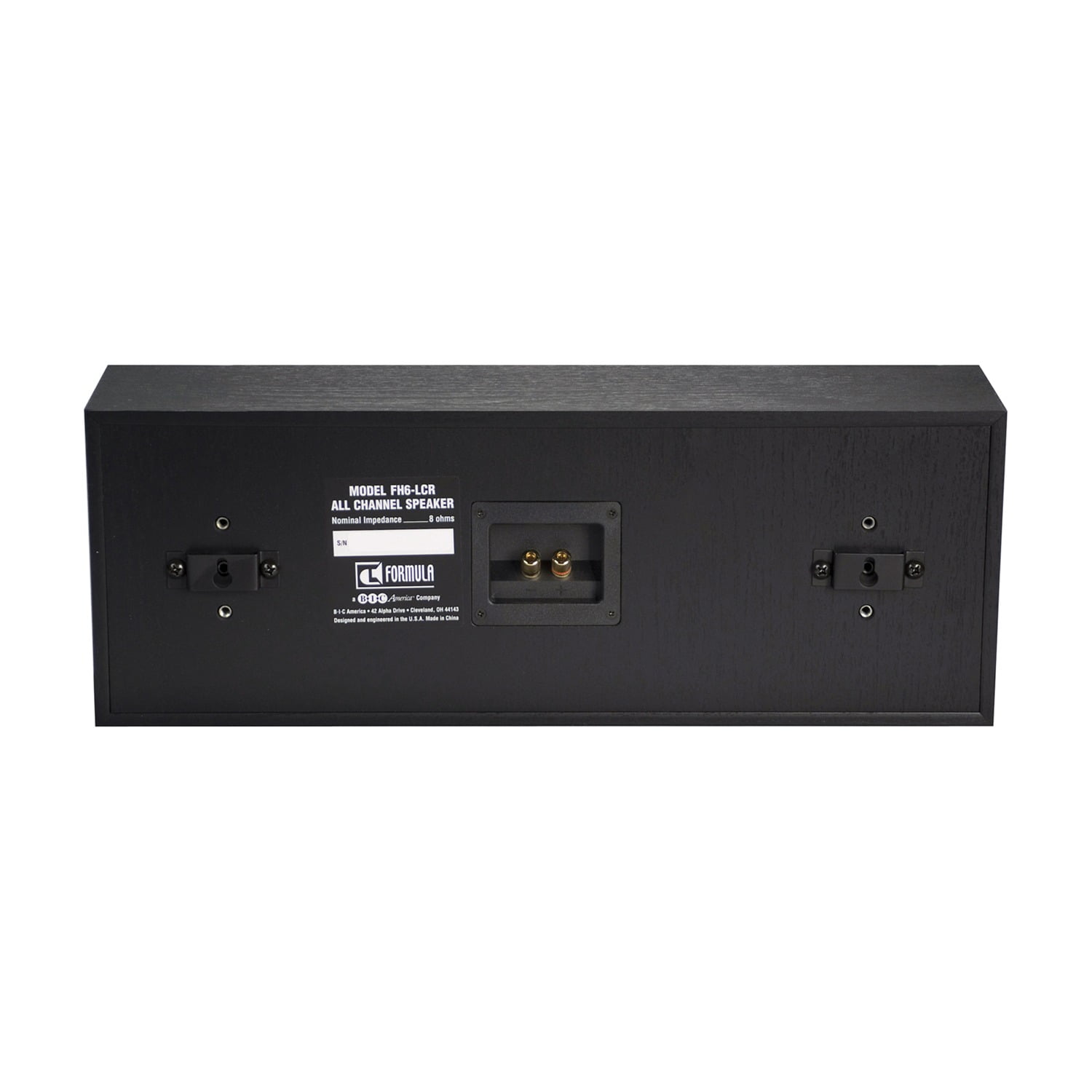 BIC America FH6-LCR Formula Series FH6-LCR Dual 6-1/2-inch 175-watt 2-way LCR All-channel Speaker