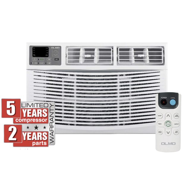 OLMO 18,000 BTU 230V Window Air Conditioner 20A outlet EER 11.9
