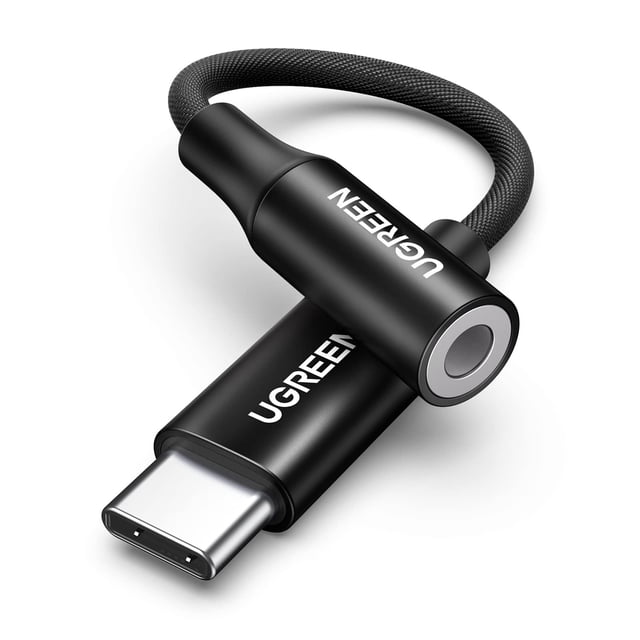 Adaptador de audio USB C a 3,5 mm UGREEN para iPhone iPad Galaxy