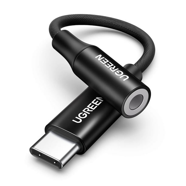 Adaptador de audio USB C a 3,5 mm UGREEN para iPhone iPad Galaxy