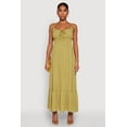thumbnail image 2 of Womens Tie Front Keyhole Maxi Dress, 2 of 4