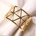 thumbnail image 7 of 16 Pcs of Round Mesh Napkin Ring Holder, Table Set Suitable for Casual or Formal Occasions and Wedding Parties, 7 of 7
