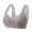 Gray, variant on Viikei Vacation Bra Convertible Strapless,Women's Non Magnetic and Non Steel Ring Gathered Bra with Thin Cup and Adjustable Lace Bra Underwear Beige S