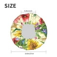 thumbnail image 6 of Disketp Sunflower Cornflower Poppy Shower Caps,Reusable Shower Cap For Women, Double Layer Waterproof Hair Cap, Large Size For All Hair Lengths,For Girls Spa Home Salon Use, 6 of 9
