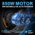 thumbnail image 3 of Bicicleta Eléctrica Honey Whale K6 Pro Negro, 3 of 8