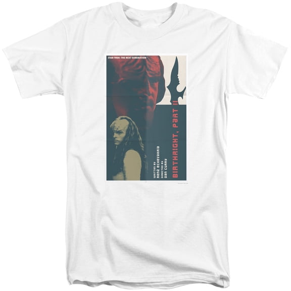 Star Trek Tng Season 6 Episode 17 Adult Tall T-Shirt 18/1 T-Shirt White