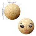 thumbnail image 3 of Bola De Madera Redonda De 50 Uds., Cuentas De Madera Natural Sin Pintar, Cuentas Artesanales De Madera, Esfera De Madera Sin Terminar Para Proyectos De Bricolaje, Fabricación De Joyas Artesanales Monstrate HA022450-00, 3 of 7