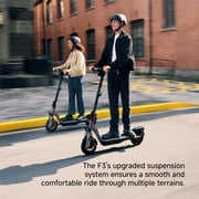 Segway F3 Electric Scooter, 20 mph Max Speed, 44 Miles Max Range, Teens and Adults, Black