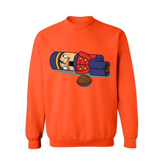 Awkward Styles Nutcracker Christmas Sweatshirt Ugly Christmas Sweater Funny Christmas Sweater Party Xmas Gifts Christmas Sweatshirt for Men and for Women Christmas Nutcracker Funny Holiday Sweater
