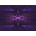 thumbnail image 1 of Ahgly Company Machine Washable Indoor Rectangle Transitional Deep Purple Area Rugs, 7' x 9', 1 of 7
