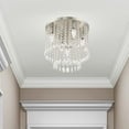 thumbnail image 2 of Livex Lighting - Elizabeth - 5 Light Flush Mount in Glam Style - 13.75 Inches, 2 of 12