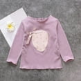 thumbnail image 2 of SHTXOZHI Toddler Kids Girls Cute Tops Long Sleeve Crewneck Print Shirts Fall Spring Clothes 1-8 Years, 2 of 5