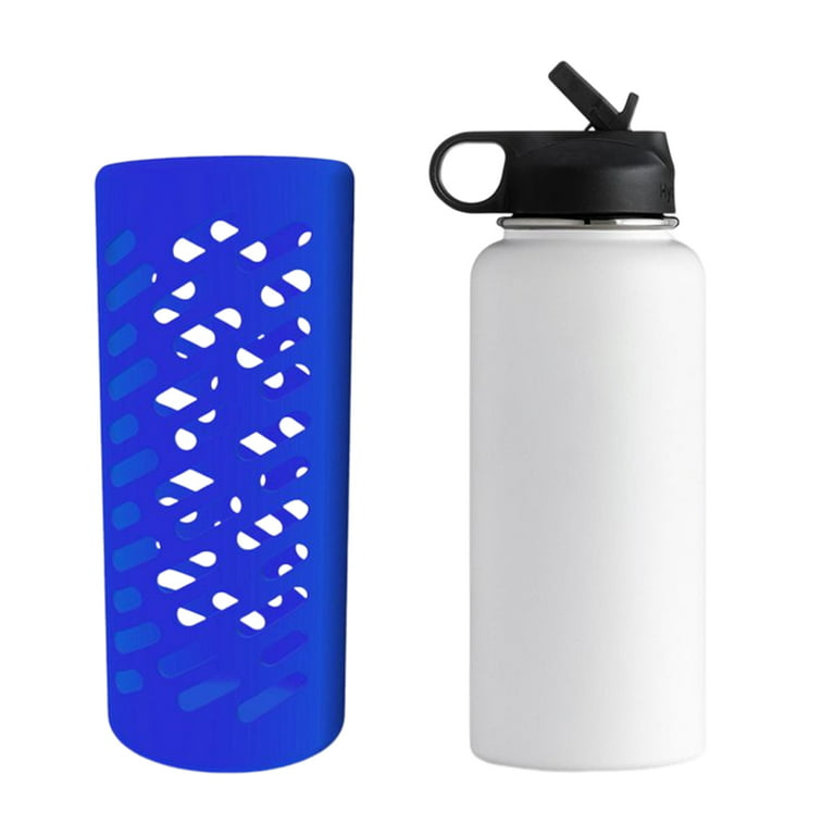 Heat-Insulated Water Bottle Cover Environmentally Friendly No Odor for  Water Bottles Cups Boxes Blue 40OZ