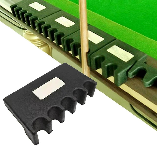 pitrice Pool Cue Rack - 2/3/4/5 Stick Rack Locating Clip Billiards Stick Holder for 5 Pool Cue