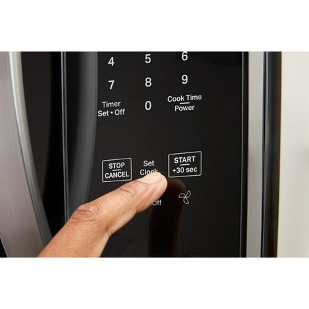 Whirlpool - 1.7 Cu. Ft. Over-the-Range Microwave with 1000-Watts Cooking Power - Stainless Steel