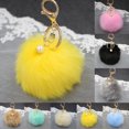 thumbnail image 2 of Bangcool Key Chain Fashion Creative Pom Pom Handbag Pendant Purse Charm Cell Phone Charm, 2 of 6