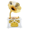 thumbnail image 2 of Creative Phonograph Modeling Music Desktop Decoration Decorations Retro Music Box School Opening Gift, 2 of 3