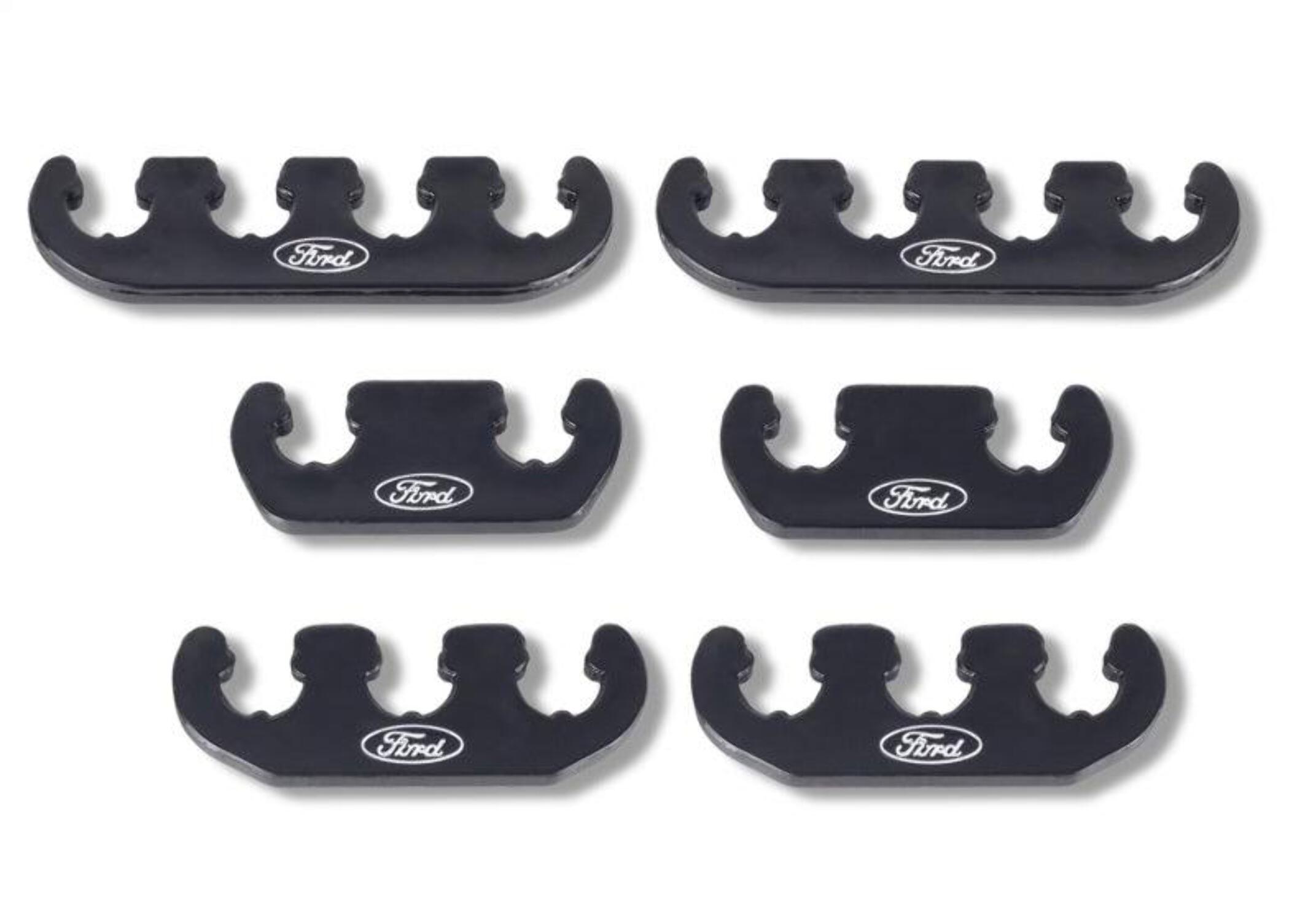 Ford Spark Plug Wire Dividers 6pk Black Plastic