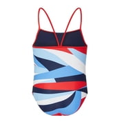 Speedo Girls Printed Thin Strap Once Piece, Sizes XXS-XL