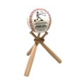 thumbnail image 3 of Soporte de béisbol Colamx estante de exhibición de Madera mesa de Softball escritorio de almacenamiento estilo B, 3 of 8